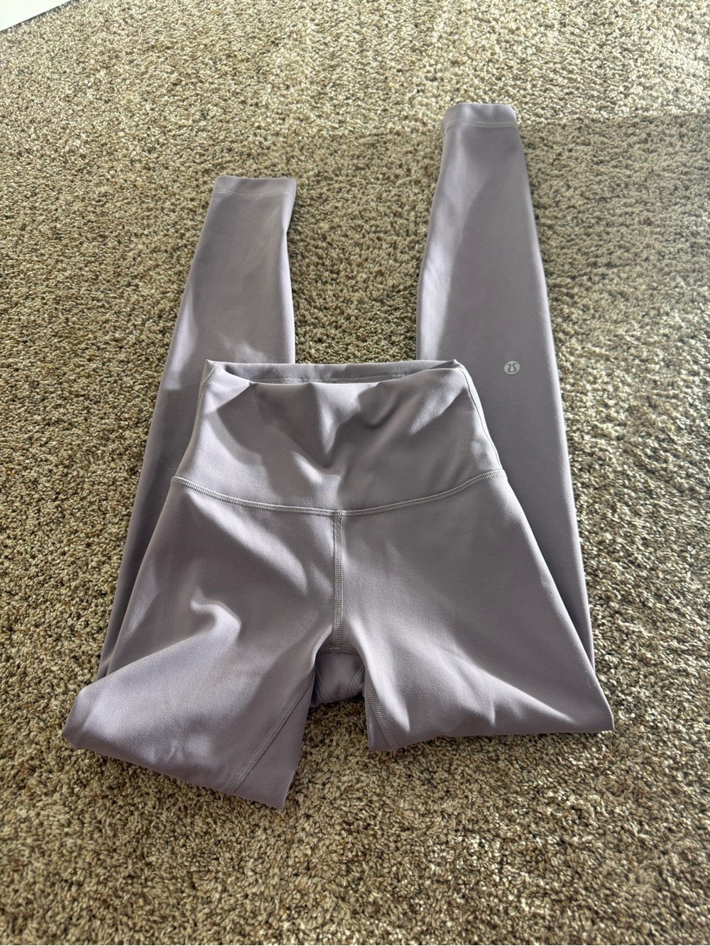 Lululemon Wunder Train High-Rise Leggings Size 2 Light Lilac 28”